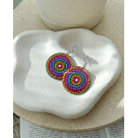 Hand Painted Wooden Earrings